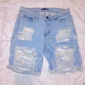 Fashion nova Distressed jean shorts